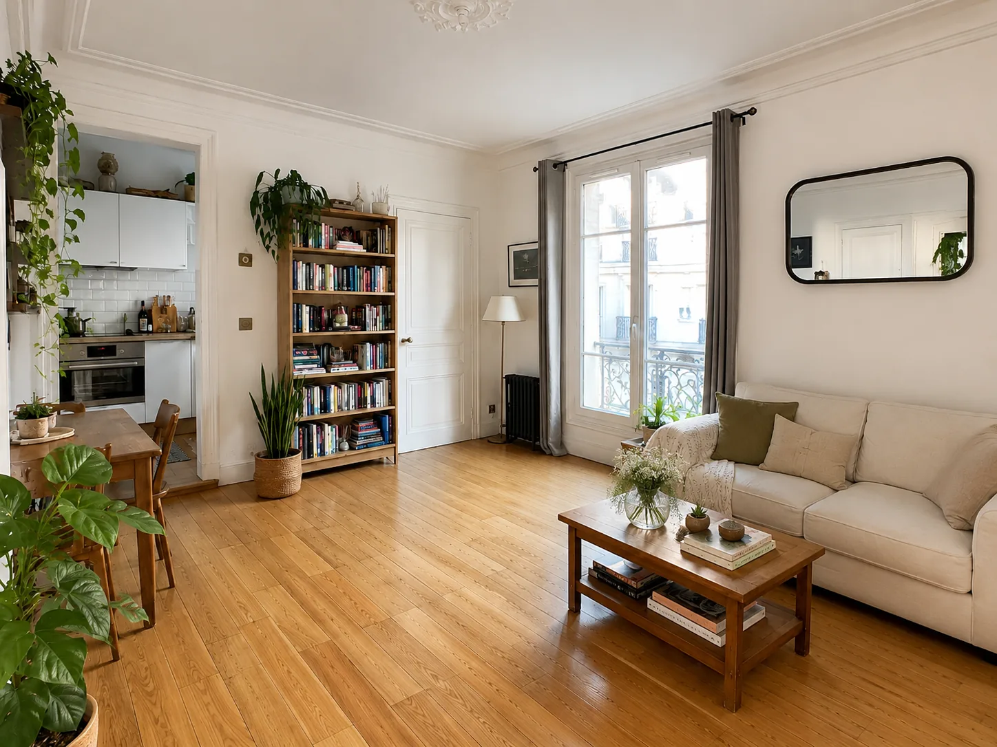 État des lieux au retour — Paris 17e, T4 85 m²